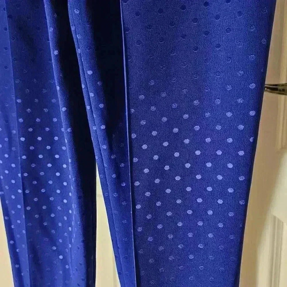 Sleek Royal Blue/Purple Satin 2 Piece Pantsuit - Golden Girls - Picture 7 of 11